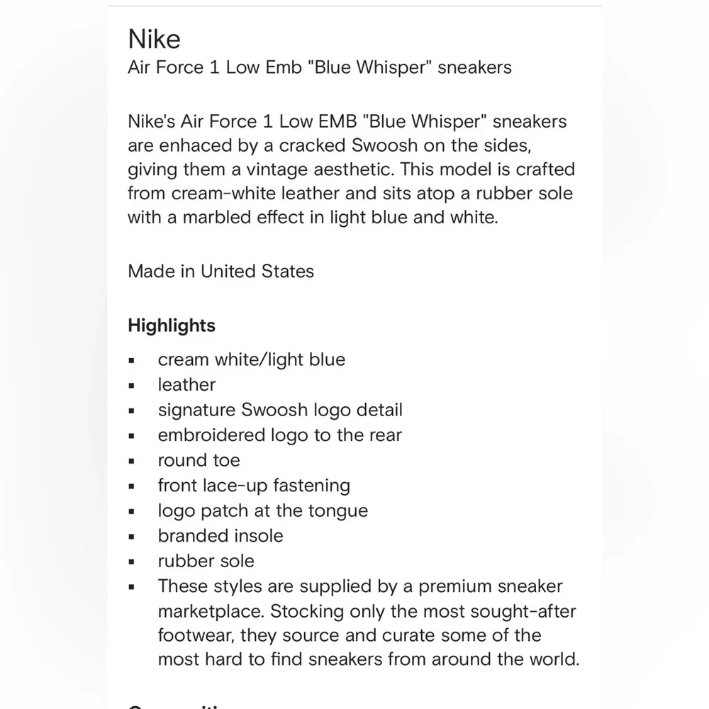 Nike great preowned